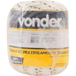 Corda multifilamento trançada 8 mm x 50 m Vonder - 2