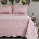 Ver imagem 4 de Kit Colcha Cobre Leito New Every Day Casal Amsterda Rose Cristal Sonhare Sultan