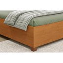 Ver imagem 5 de Cama Box Tcil Casal Mônaco Madeirado. Suporte 200kg Offwhite