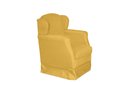 Ver imagem 4 de Puff e Poltrona Amamentação Balanço Quarto Baby Suede Mostarda - Incasa Decor