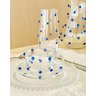 Copos Vidro Long Drink Decorados com Mini Gemas Azuis 550 Ml 2 Unidades - 3
