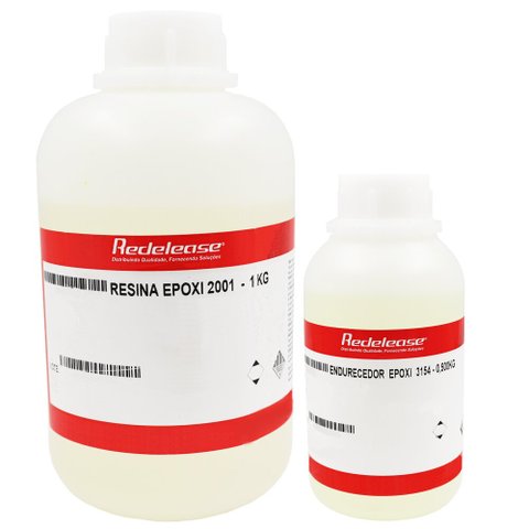 Resina 2001 Epoxi Transparente Com Endurecedor 3154 [1,5 Kg]
