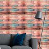Papel de Parede Auto Adesivo Efeito Madeira Clara Demolição Colorida Lavavel Quarto Sala 6m - 1