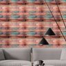 Papel de Parede Auto Adesivo Efeito Madeira Clara Demolição Colorida Lavavel Quarto Sala 6m - 7
