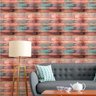 Papel de Parede Auto Adesivo Efeito Madeira Clara Demolição Colorida Lavavel Quarto Sala 6m - 5