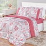 Kit Edredom Casal Padrão Dupla Face 3 Peças Naturale Rosê - 1