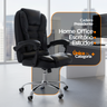 Cadeira de Escritório Presidente Reclinável Ergonômica - Preto - 9