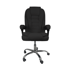 Cadeira de Escritório Presidente Reclinável Ergonômica - Preto - 1