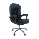 Ver imagem 1 de Cadeira de Escritório Presidente Reclinável Ergonômica - Preto