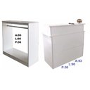 Ver imagem 1 de Balcão Arara Roupas + Balcão De Atendimento