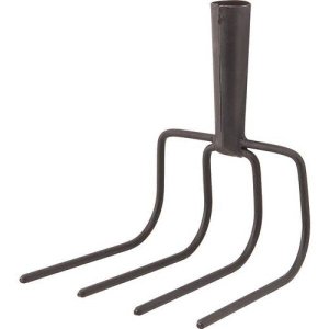 Forcado curvo sem cabo 4 dentes Vonder