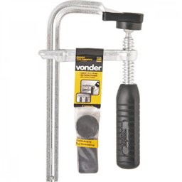 Grampo tipo sargento 160 mm x 80 mm Vonder - 2