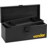 Caixa metálica para ferramentas tipo baú com bandeja com 40 cm Vonder - 1