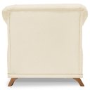 Ver imagem 6 de Poltrona Decorativa Retro Polo com Almofada Linho Perola Ezz Perola