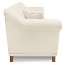 Ver imagem 3 de Poltrona Decorativa Retro Polo com Almofada Linho Perola Ezz Perola