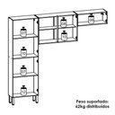 Ver imagem 4 de Cozinha 3 Pecas Nala 222 Cm Freijo Supremo Cp Ripado Freijo Ktp