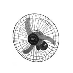 Ventilador Oscilante Parede 220V 60cm C1 At Preto 140W - 1 Ventilador Oscilante Parede 220V 60cm C1 At Preto 140W - 1