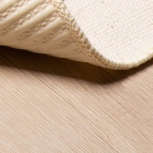 Tapete Passadeira Natural 45x140cm Gaia/Preto - Antiderrapante FASTLAR