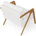 Ver mais imagens de Kit 04 Poltrona Decorativa Para Sala Pietra Estrutura De Madeira L02 Corano Branco - Lyam Decor