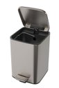 Ver imagem 2 de Lixeira Quadrada com Pedal Suprema 5l Inox Deca Deca Metais
