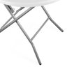 Mesa Dobrável Redonda 80cm Camping Praia e Piscina Vonder - 5