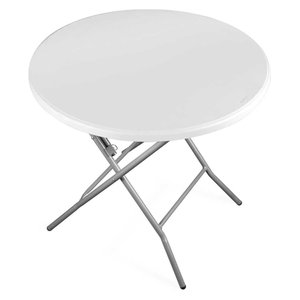 Mesa Dobrável Redonda 80cm Camping Praia e Piscina Vonder