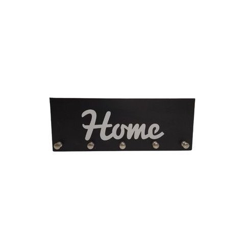 Porta Chaves Família /fé/ Gratidão /amor /love /home em Mdf 6mm Preto- 1unidade:home