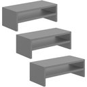 Ver imagem 1 de Kit 03 Suportes Para Monitor Stand Home Office Lap 63 cm L03 Cinza - Lyam Lyam Decor