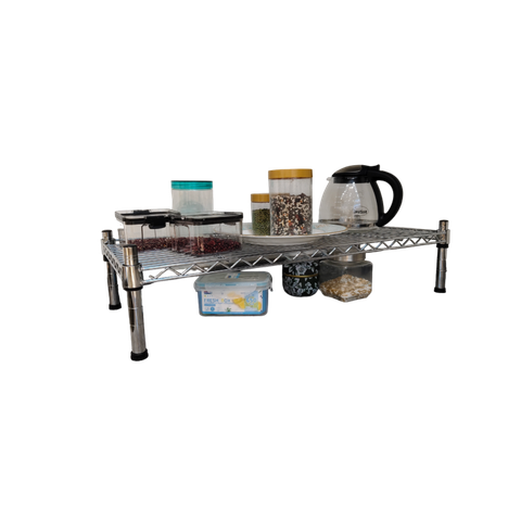 Multi Prateleira Empilhável Cromada Aramado