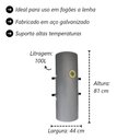 Ver imagem 3 de Cilindro para Serpentina 012-Bs Reservatório de Água para Aquecimento Fogão a Lenha Aço