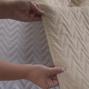 Ver imagem 3 de Cobre Leito Casal Queen Requinte Dupla Face Microfibra Matelado