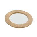 Ver imagem 2 de Espelho Lami Redondo Nacional Móveis 61cm X 61cm Moldura Fibra Celulose Natural Trançado