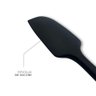 Kit 5 Espátulas com Pegador de Silicone para Cozinha Cor:preto - 3
