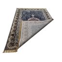 Ver imagem 4 de Tapete Persa Royal Cinza 200x300cm Fio Acetinado - Decoração para Quarto e Sala
