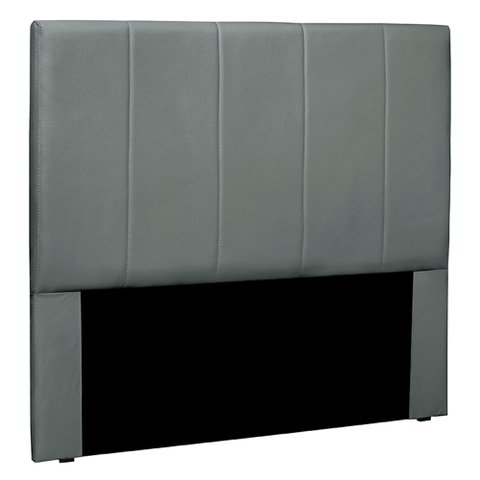 Cabeceira Decorativa King Size 1,95M Erza Veludo Cinza - Gran Belo
