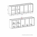Ver imagem 3 de Armário Aéreo para Cozinha em Aço 174cm Novo Vênus Branco
