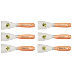 Espátula de Aço Carbono com Cabo Madeira 6cm Tramontina - Kit C/6un - 1