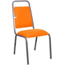 Ver imagem 1 de Cadeira Empilhável para Hotelaria Linha Hotel Fremon Laranja