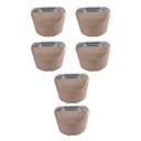 Ver imagem 1 de Descascador Fatia Corta Manual Kit 6 Uni Lamina Aço Inox