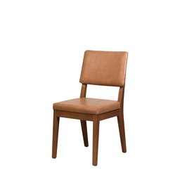 Conjunto de Jantar Mesa com Vidro 6 Cadeiras Ella - Natural C/ Caramelo - 5
