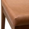 Conjunto de Jantar Mesa com Vidro 6 Cadeiras Ella - Natural C/ Caramelo - 9