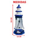 Ver imagem 5 de Farol Enfeite Decorativo Náutico Marítimo a 30 Cm Multicor