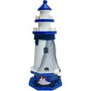 Ver imagem 1 de Farol Enfeite Decorativo Náutico Marítimo a 30 Cm Multicor
