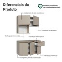 Ver imagem 5 de Armário de Cozinha Compacta 120 Cm Suspensa Nice Madesa 06