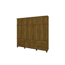 Ver imagem 1 de Roupeiro / Guarda Roupas Diam Triplex 2.40m com Espelho Casal Amplo Espaço Interno e Gavetas com Cha