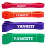 Kit Super Band 4 Intensidades Elásticos Power Crossfit Yangfit - 1