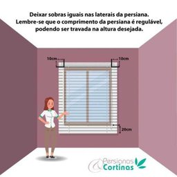 Persiana Romana Bambu Block 1,40larg x 1,60alt - Branca - 5