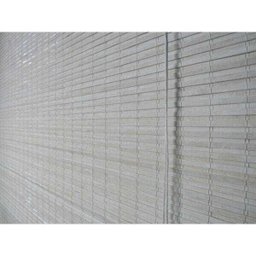 Persiana Romana Bambu Block 1,40larg x 1,60alt - Branca - 2