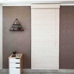 Persiana Romana Bambu Block 1,40larg x 1,60alt - Branca - 3