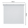 Persiana Pronta Rolo Blackout Robust 140larg X 160alt Branca - 4